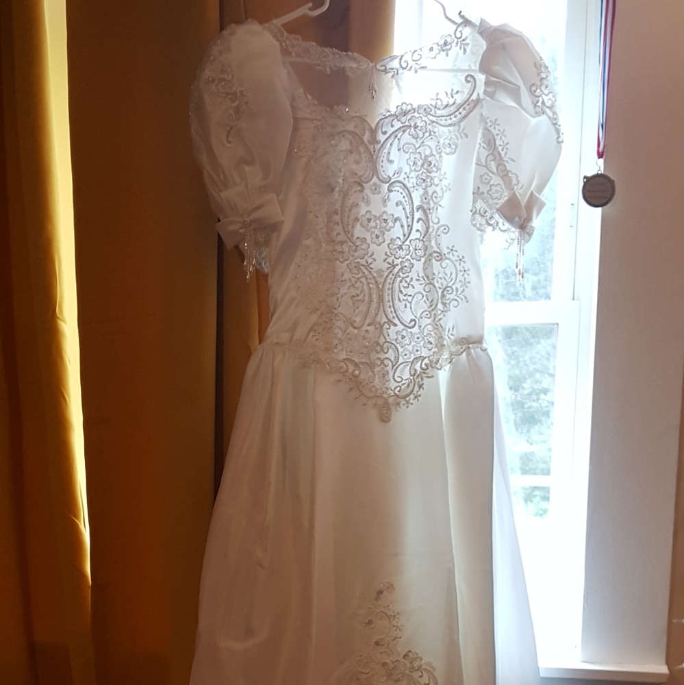 Vintage Wedding Dress, Long